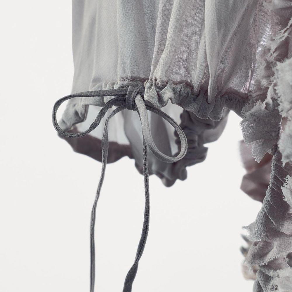 Zara ZW Halloween Collection Limited Edition Asymmetric Dress in lilac. - Picture 8 of 15
